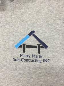 Marty Martin Sub-Contracting Left Chest